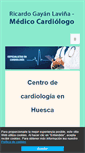 Mobile Screenshot of cardiologosenhuesca.com